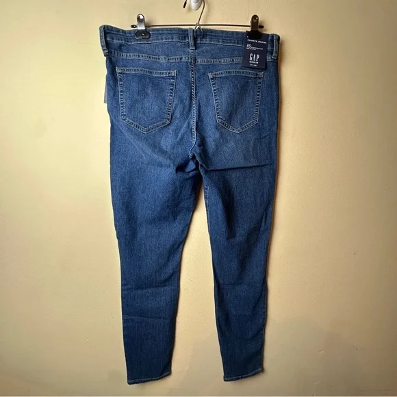 GAP Denim Favorite Jegging NWT Dark Wash Mid Rise Womens Size 12 / 31 Tall - Picture 5 of 16